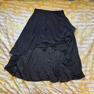 Forever 21 Black High-Low Skirt